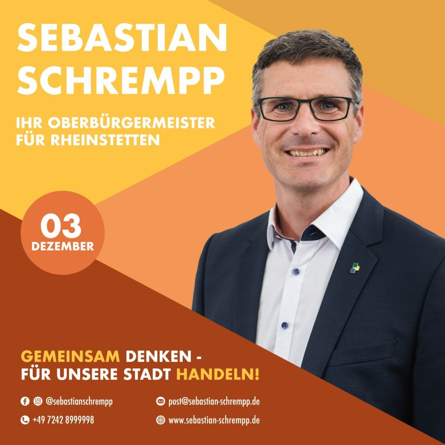 Logo mit Oberbürgermeister Sebastian Schrempp
